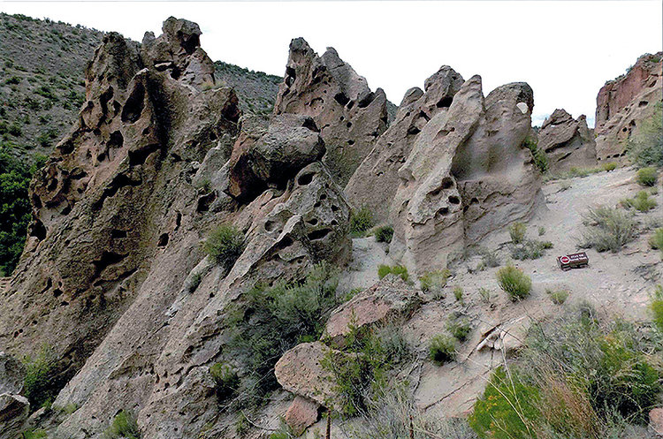 Bandelier National Monument What made ancient people vanish into