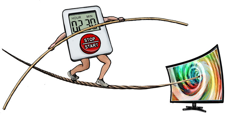 Balance screen time with the rest of what the world has to offer  The 
