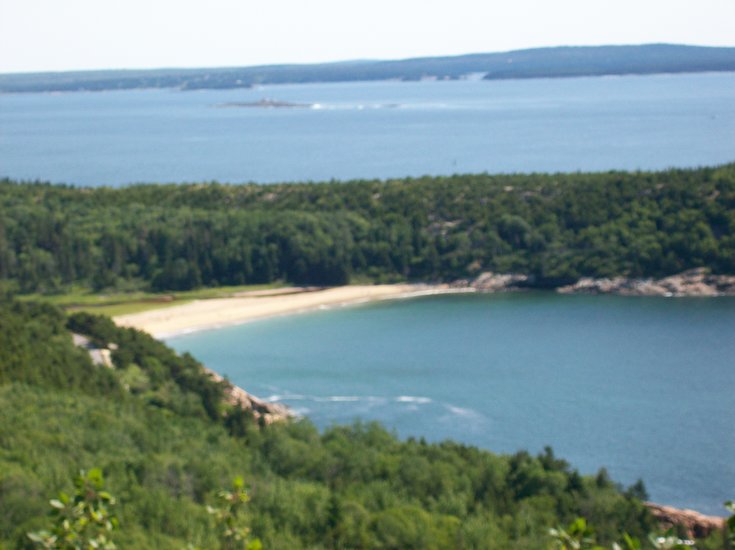 Sand Beach, Maine, geology