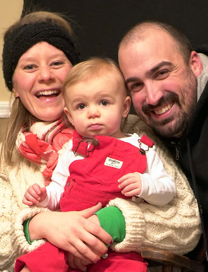 Bridget and Tom Conlin with daughter Antoinette