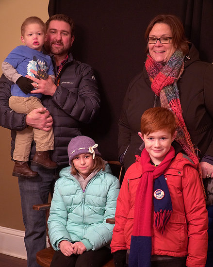 Chris and Jen Danchetz with Lucas, 2, Claire, 8, and Jack, 6