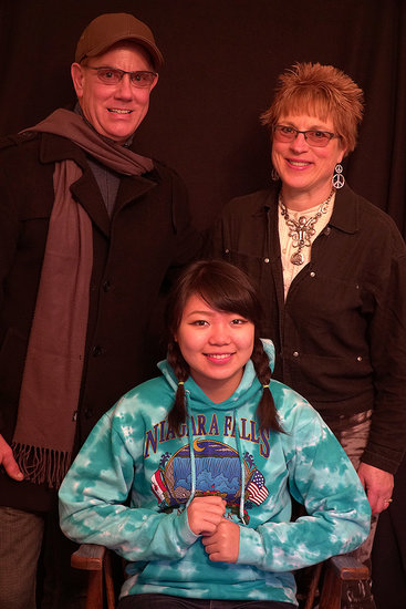 Greg and Nellie Goutos with Serem Takezaki