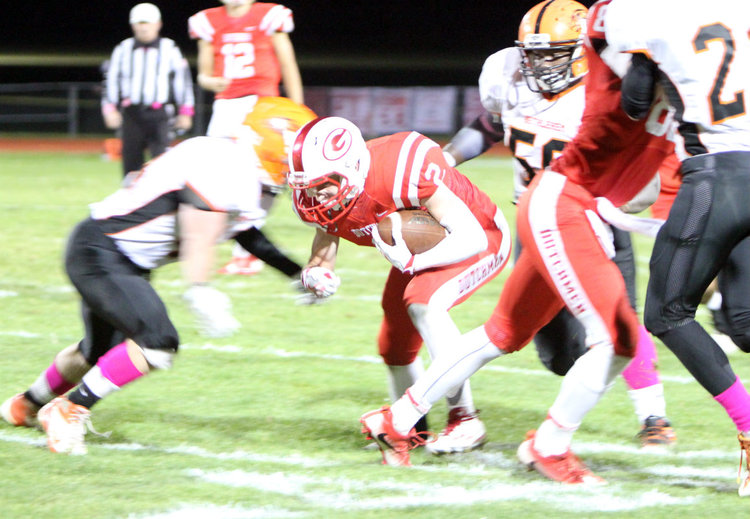 Guilderland beats Bethlehem in sectional quarterfinal football game, Evan Gallup