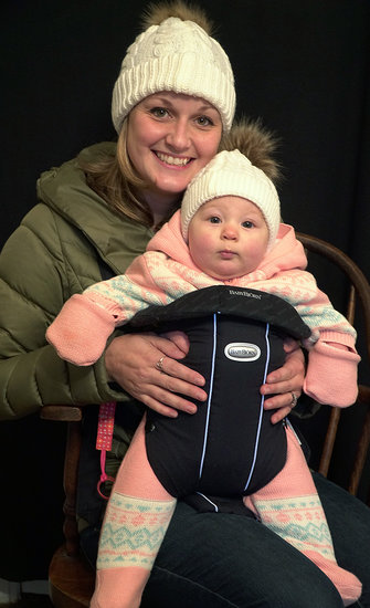 Katrina Talbot with baby Sophie  