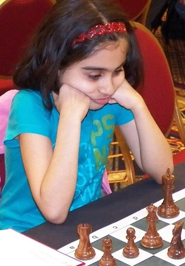 Ten year old girl youngest competitor . Chess champions from every part of  the world are competing in the second annual Chess Congress which has  opened at the Grand Hotel , Margate .