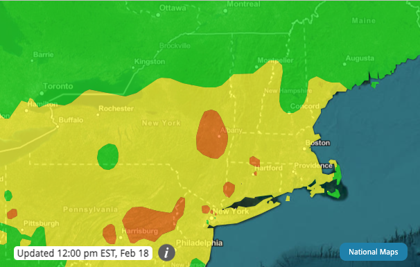 Albany County is under an air quality health advisory