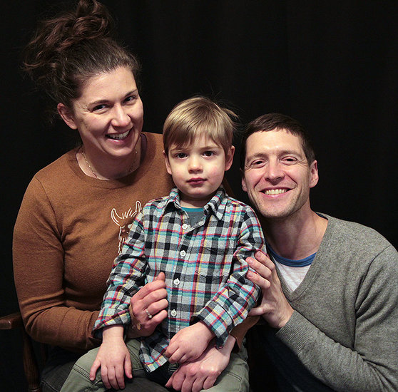 Raelee Grimm & Josh Tallent with Emerson Tallent