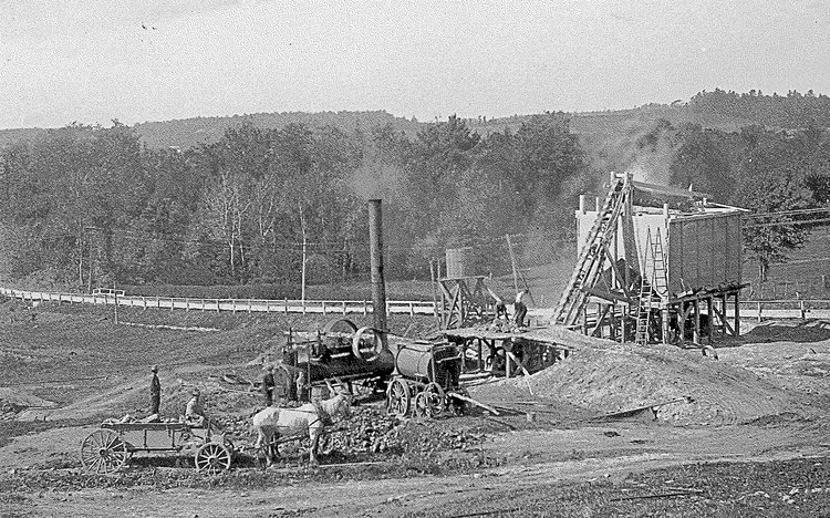 The Altamont-Voorheesville Road was built with teams of horses and rocks from farmers’ walls