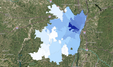 Positive COVID-19 cases by ZIP code in Albany County
