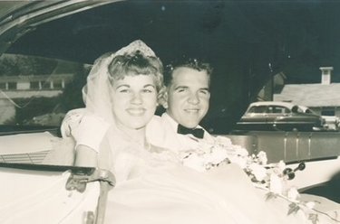 Jackie and Dave Chainyk on their wedding day.