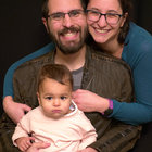Dan and Hannah Panzarella with daughter Bernie