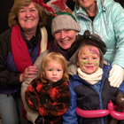 Laurie Hughes and Diana Napoli with Melissa Jarju and her children, Danni and Christian, Melissa Jarju, DSC01035