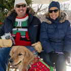 David and Barbara Grapka with their dog.